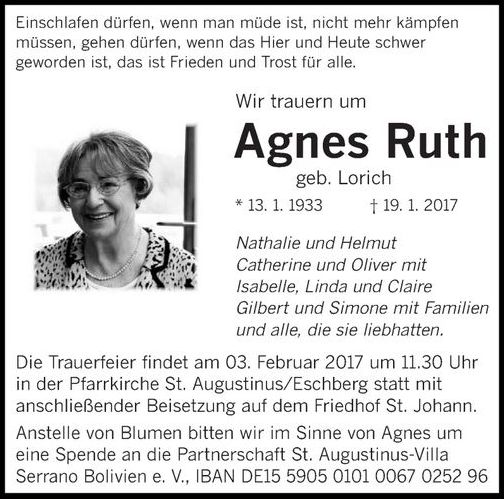 Avis mortuaire Agnès Ruth.JPG